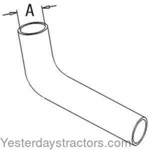 Massey Ferguson 230 Radiator Hose - Upper 159501