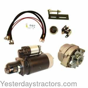 John Deere 4010 Alternator and Starter (Delco style) Conversion Kit - 24V to 12V 159702