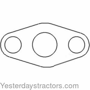 Ford 700 Oil Pump Inlet Tube Flange Cover Gasket 160105