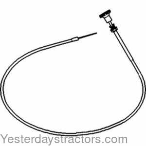 John Deere 3010 Cable - Choke 161905