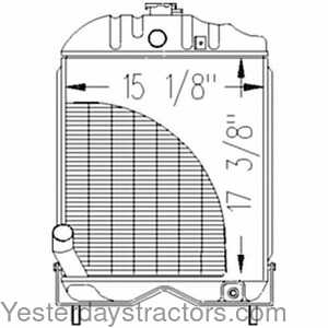 Massey Ferguson 35 Radiator 162335