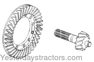 Massey Ferguson 165 Crown Wheel and Pinion Set 1664255M92