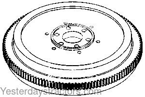 Oliver 1650 Flywheel 168805AS