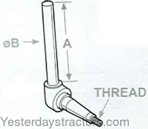 Ferguson TO20 Spindle 180346M92