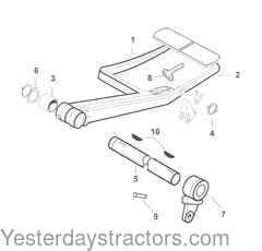 Ferguson TO35 Brake Pedal 181961M1