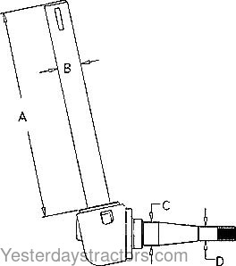 Massey Ferguson 50 Spindle 182558M92