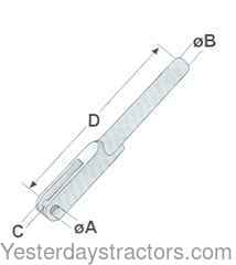 Ferguson TO30 Leveling Box Fork 184358M1