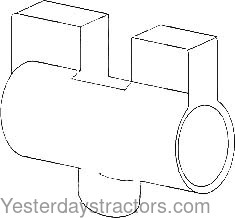 Massey Ferguson 285 Gearshift Selector 1862868M2