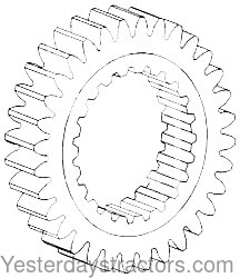 Massey Ferguson 285 PTO Gear 1872274M1