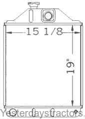 Massey Ferguson 180 Radiator 194701M91