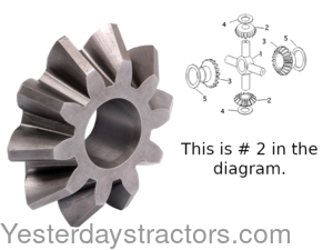 Massey Ferguson 285 Differential Pinion Gear 2746322M1