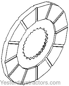 Oliver 1850 Brake Disc 303135241