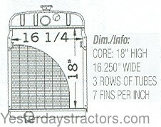 Farmall H Radiator 352628R92