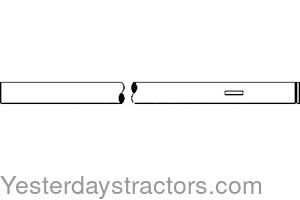 Farmall 200 Brake Pedal Shaft 355971R1