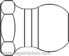 Farmall 606 Brake Operating Rod Ball 368298R1