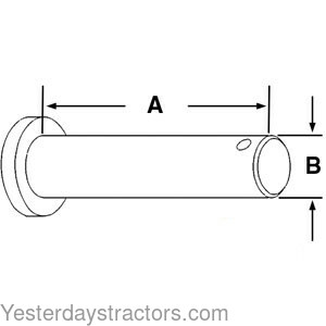 Farmall 3688 Sway Limiter Yoke Pin 384852R1
