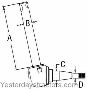 Massey Ferguson 2135 Spindle 404996