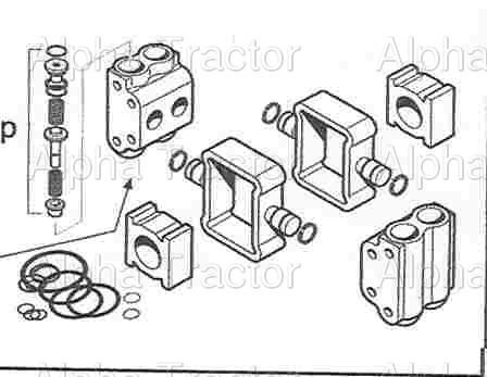 Massey Ferguson 165 Lift Pump Overhaul Kit S.40844