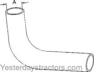 Massey Ferguson 150 Radiator Hose 505618M1