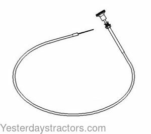 Massey Ferguson 165 Fuel Shutoff Cable 511414M1