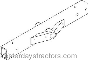 Massey Ferguson 175 Front Axle Assembly with Pivot Bushing 512982M92