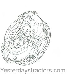 Massey Ferguson 50 Clutch Assembly 526666M91