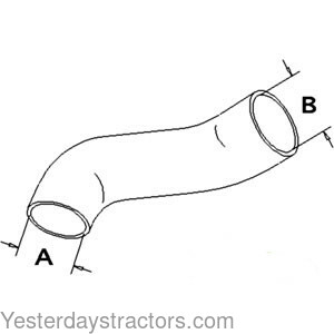 Massey Ferguson 230 Air Cleaner Hose 530781M2