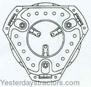 Ferguson TEA20 Clutch-Pressure Plate S.60692