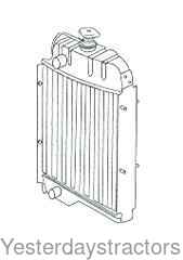 Allis Chalmers CA Radiator 70214337