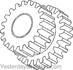 Allis Chalmers WD45 Gear 70226113