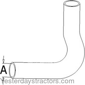 Allis Chalmers D15 Radiator Hose 70233431