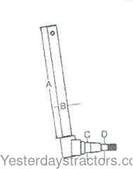 Allis Chalmers D12 Spindle 70237073