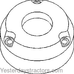 Allis Chalmers 180 Brake Friction Plate 70237215