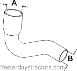 Allis Chalmers 200 Radiator Hose 70256374