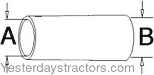 Allis Chalmers 7045 Radiator Hose 70267817