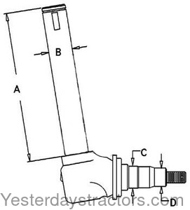 Allis Chalmers 6070 Spindle 70272281