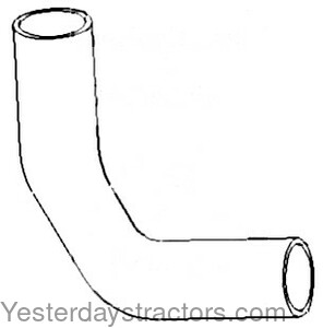 Allis Chalmers 160 Lower Radiator Hose 72073294