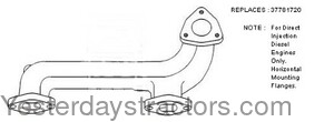 Massey Ferguson 65 Manifold 732813M1