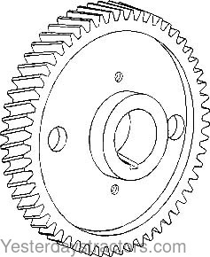 Massey Ferguson 175 Camshaft Gear 736254M1