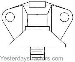 Massey Ferguson 285 Spin-On Oil Filter Head 741614M1