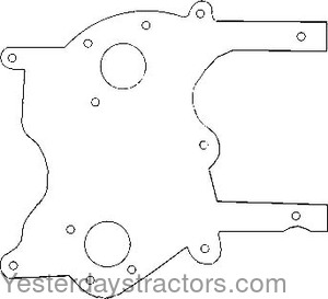 Massey Ferguson 285 Timing Gear Housing Gasket 742474M1