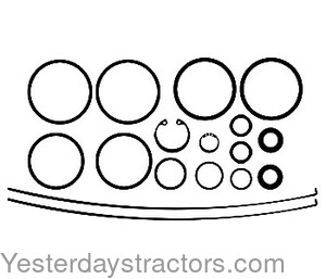 Farmall 3688 Clutch Booster Seal Kit 75414C91