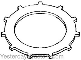 Massey Ferguson 285 PTO Clutch Plate 772813M1