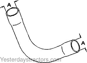 Ferguson TED20 Radiator Hose 825657M1