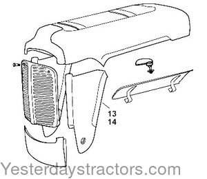 Ferguson FE35 Side Panel 826816M91