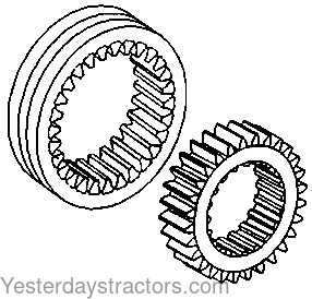 Ford 7610 Gear Shift Coupler 82983825