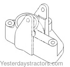 Massey Ferguson 285 Brake Lever Bracket 847705M2