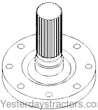 Massey Ferguson 165 Axle Shaft 884847M1