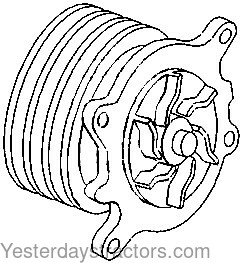 Oliver 2255 Water Pump 9N1249-R