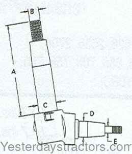 Case 570 Front Spindles A149614